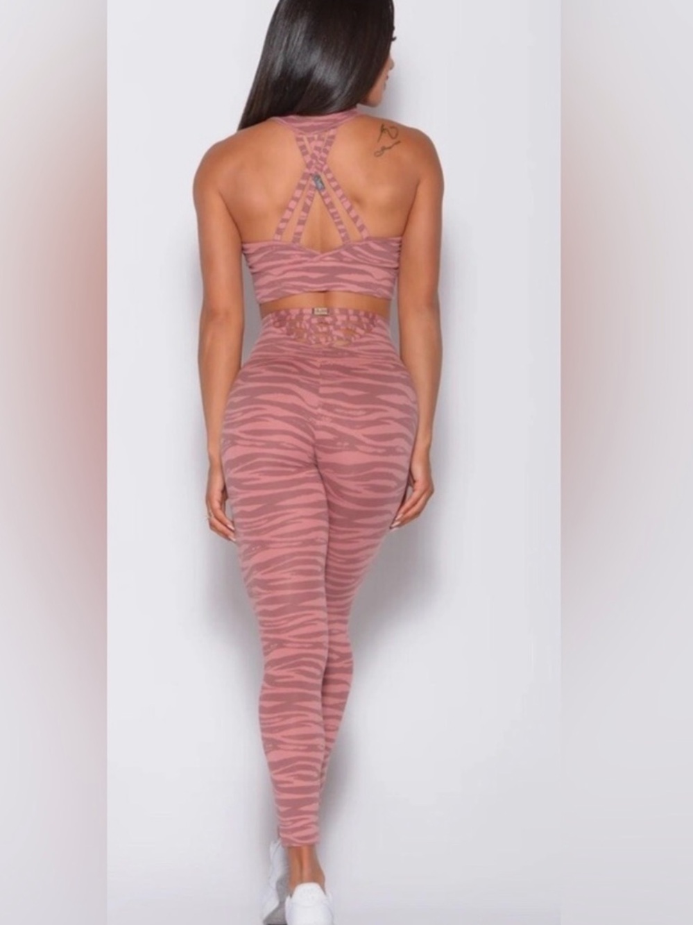 Bombshell Strappy Zebra Print Set - Picture 2 of 11